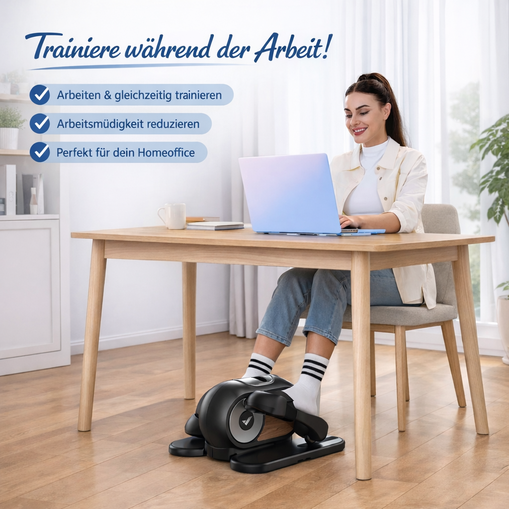 Woolora Heimtrainer mit Widerstandsbändern