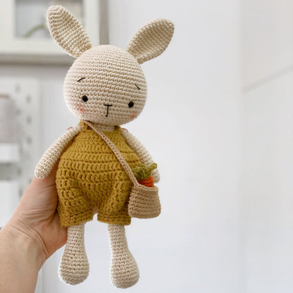 Carrots the Spring Bunny Amigurumi crochet PATTERN ONLY rabbit PDF