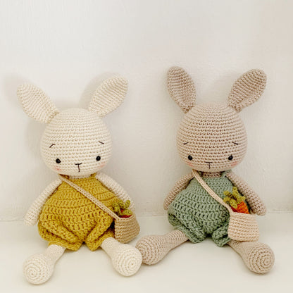 Carrots the Spring Bunny Amigurumi crochet PATTERN ONLY rabbit PDF