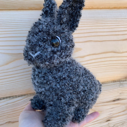 Crochet Pattern Realistic Mini Bunny Rabbit Amigurumi English PDF Tutorial