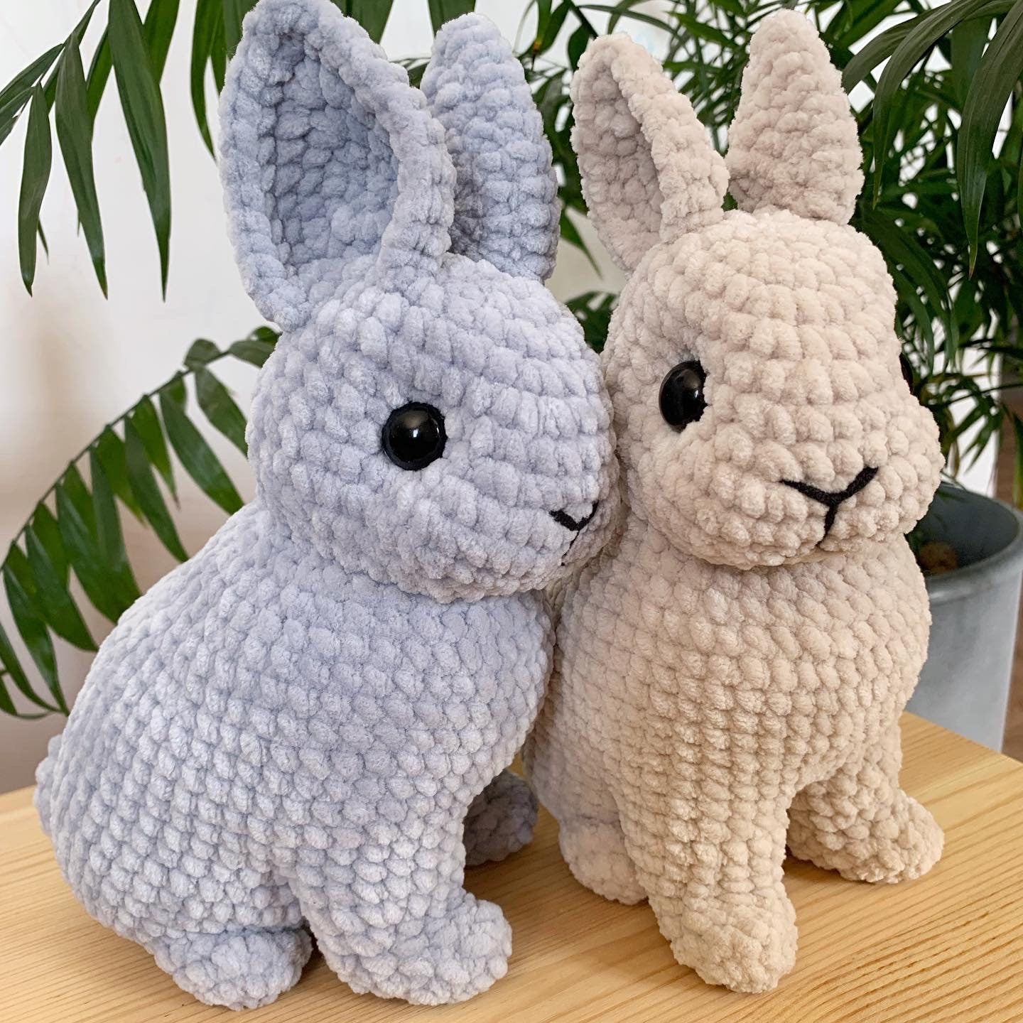 Crochet Pattern Realistic Mini Bunny Rabbit Amigurumi English PDF Tutorial