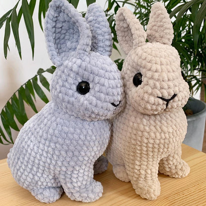 Crochet Pattern Realistic Mini Bunny Rabbit Amigurumi English PDF Tutorial