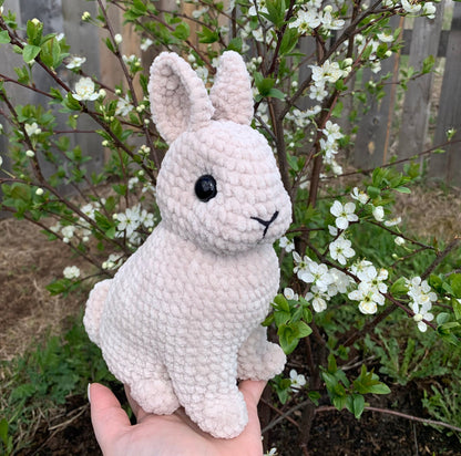 Crochet Pattern Realistic Mini Bunny Rabbit Amigurumi English PDF Tutorial