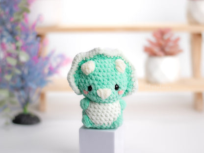 Dino Friends No-Sew Amigurumi Crochet 4 Patterns Bundle US Terms PDF