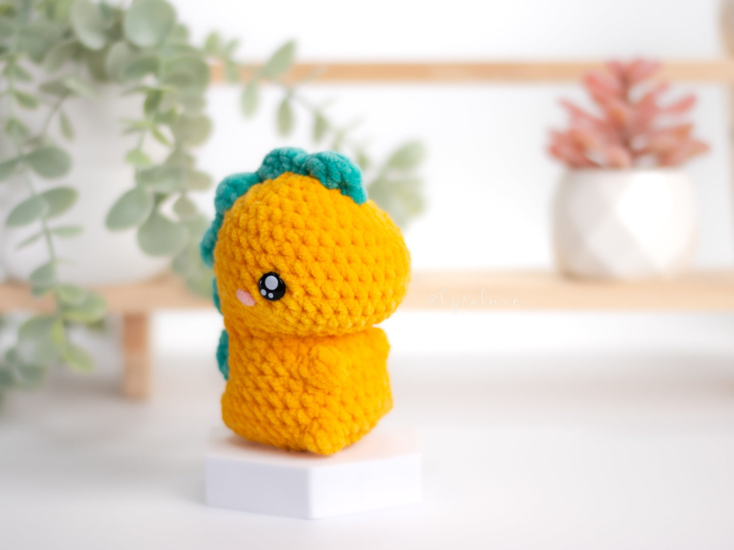 Dino Friends No-Sew Amigurumi Crochet 4 Patterns Bundle US Terms PDF