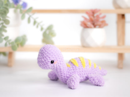Dino Friends No-Sew Amigurumi Crochet 4 Patterns Bundle US Terms PDF