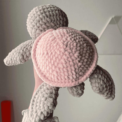 Crochet Turtle Pattern Amigurumi PDF Download Stuffed Baby Animal Plushie Easy Beginner Friendly
