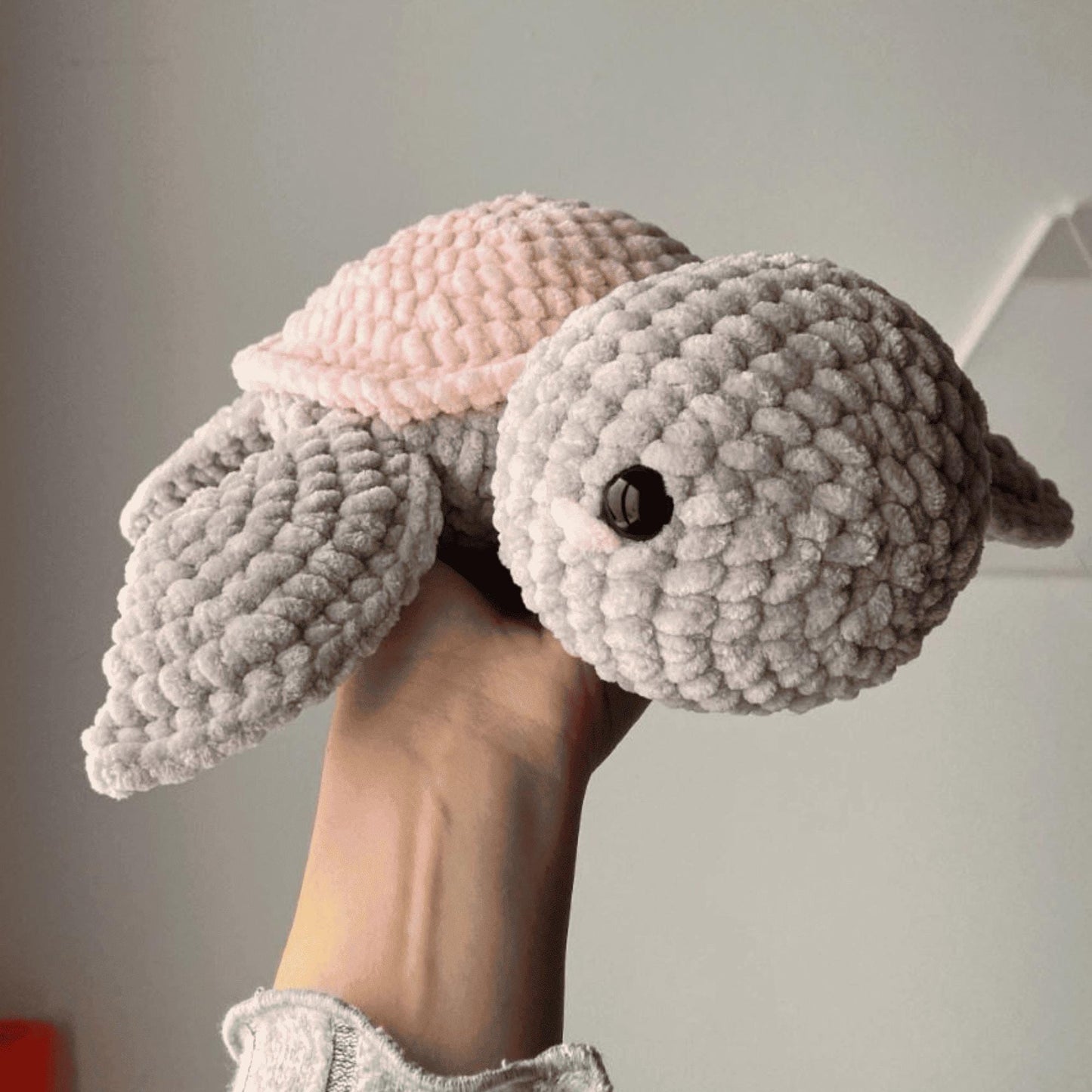 Crochet Turtle Pattern Amigurumi PDF Download Stuffed Baby Animal Plushie Easy Beginner Friendly