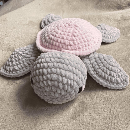 Crochet Turtle Pattern Amigurumi PDF Download Stuffed Baby Animal Plushie Easy Beginner Friendly