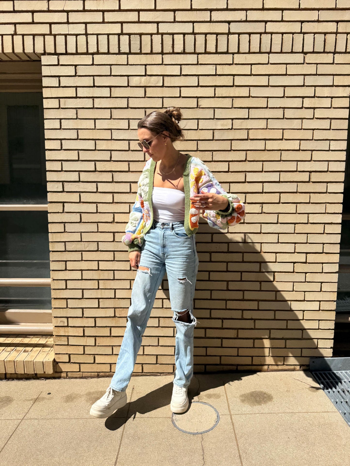 Mystery Retro Daisy Granny Square Cardigan Crochet Pattern | PDF Crochet Pattern – English Only