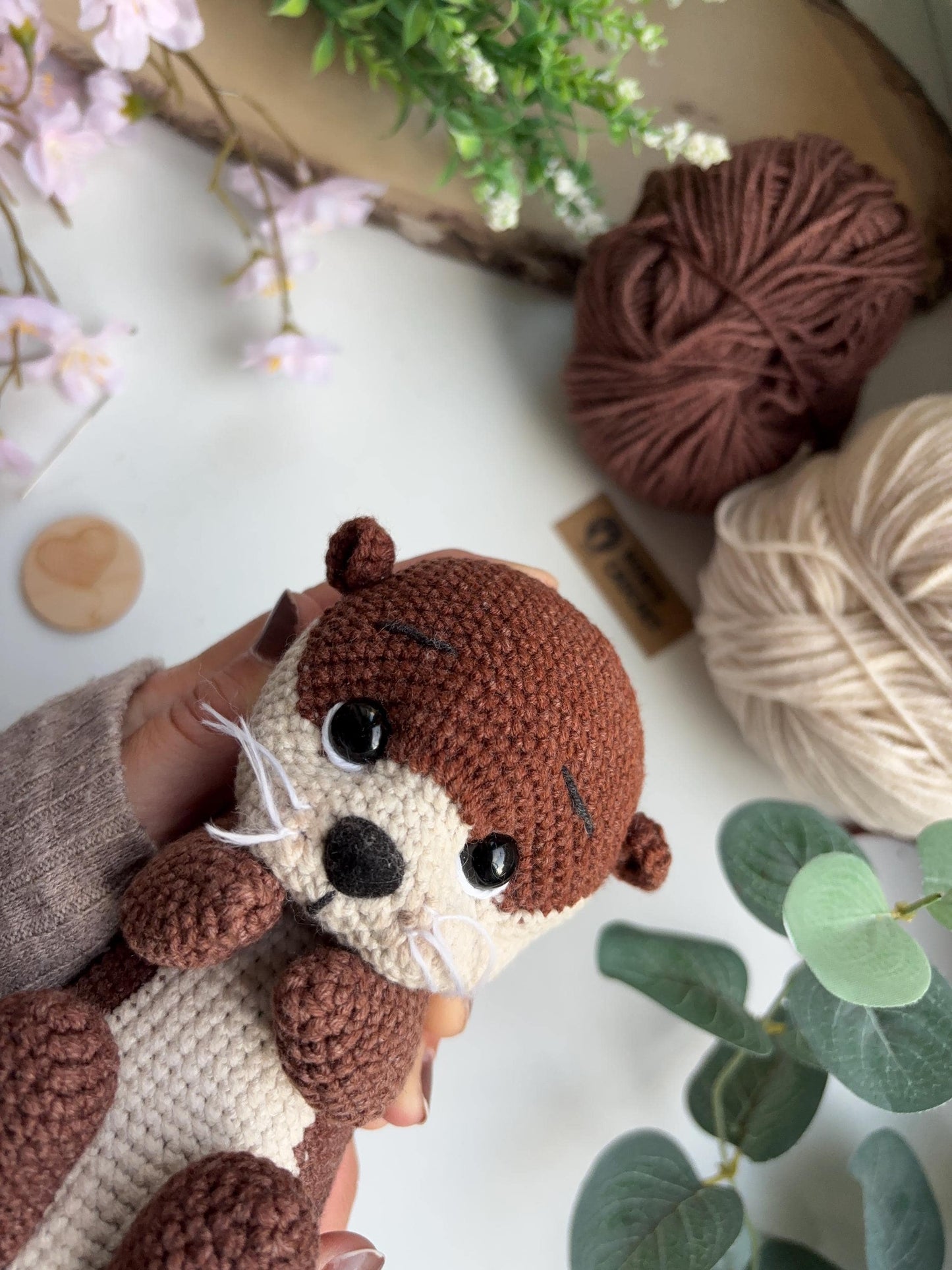 Otter crochet pattern ENG, GER, FR