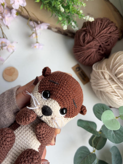Otter crochet pattern ENG, GER, FR