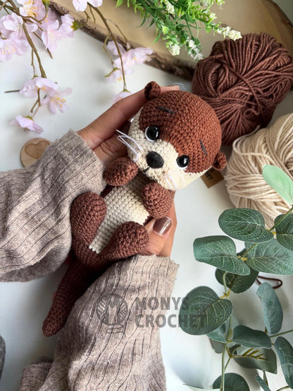 Otter crochet pattern ENG, GER, FR