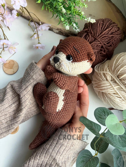 Otter crochet pattern ENG, GER, FR