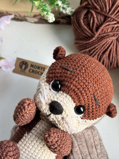 Otter crochet pattern ENG, GER, FR