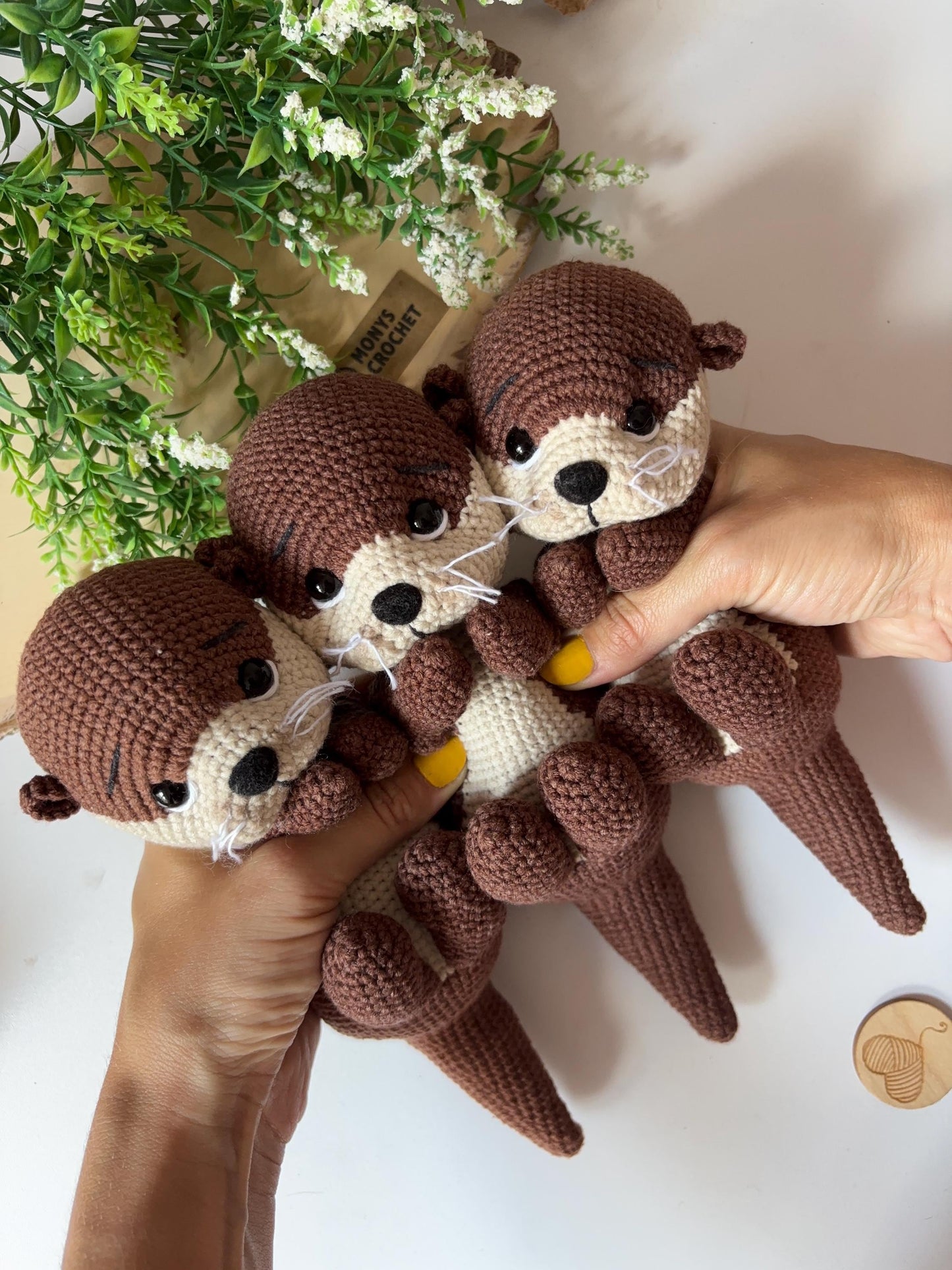 Otter crochet pattern ENG, GER, FR