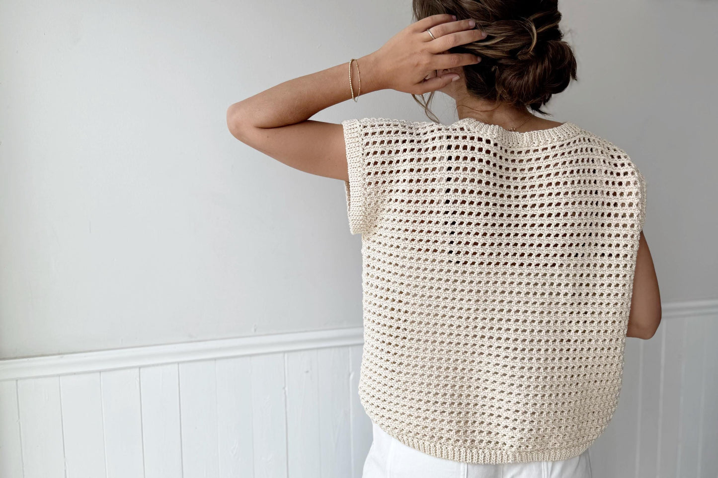 Crochet Pattern - Wren Rattan Crochet Top by Lakeside Loops