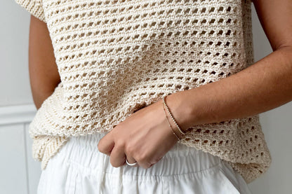 Crochet Pattern - Wren Rattan Crochet Top by Lakeside Loops