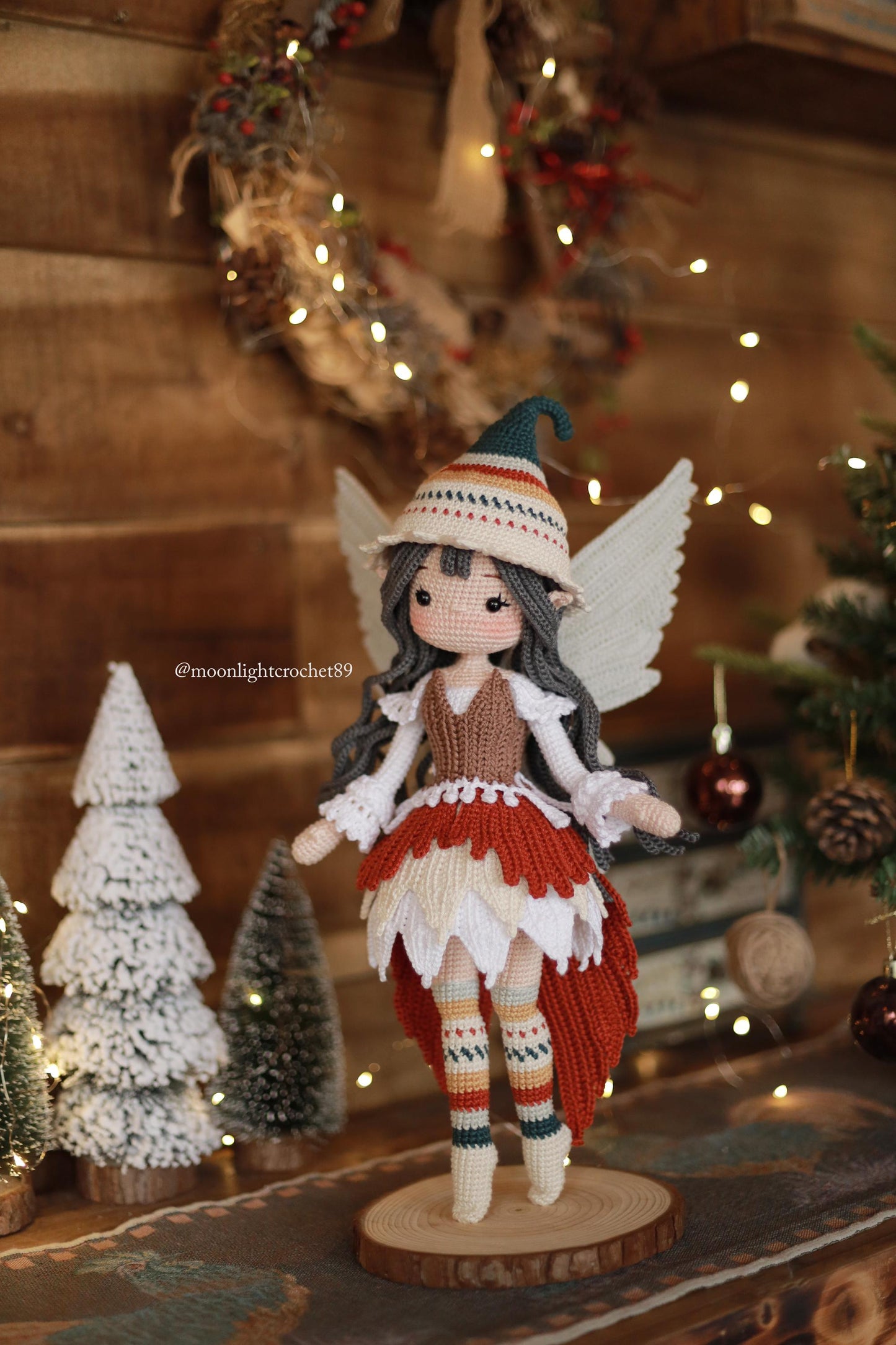 5-in-1 Fairy Crochet Doll Pattern Bundle, Amigurumi Doll PDF, Seasonal Fairies Collection, Multi-language with English Instant Download.