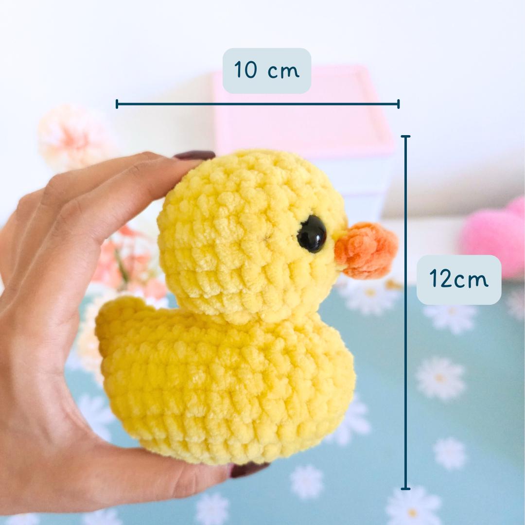No Sew Rubber Duck Crochet Pattern, No Sew Amigurumi, Crochet Plushie Pattern - PDF PATTERN