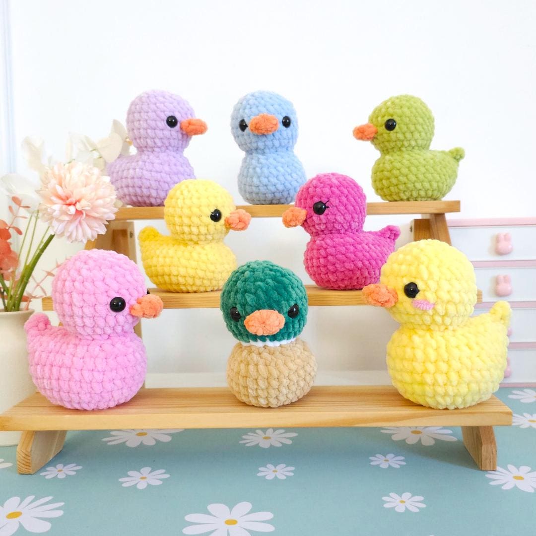 No Sew Rubber Duck Crochet Pattern, No Sew Amigurumi, Crochet Plushie Pattern - PDF PATTERN