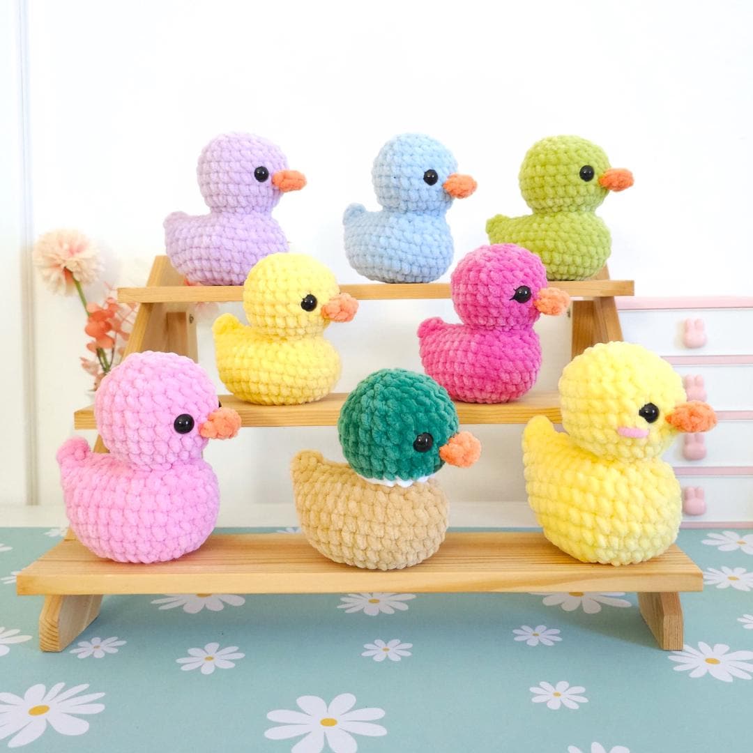 No Sew Rubber Duck Crochet Pattern, No Sew Amigurumi, Crochet Plushie Pattern - PDF PATTERN