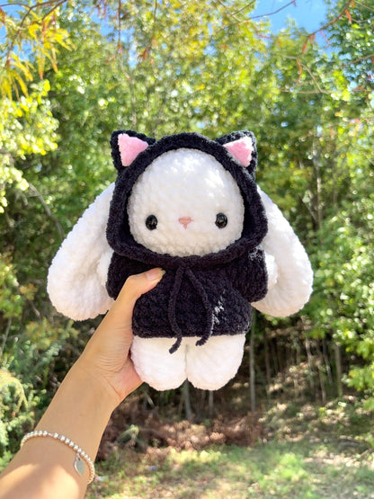 9 in 1 Baby Bunny in Hoodie Crochet Pattern Bundle