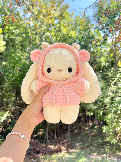 9 in 1 Baby Bunny in Hoodie Crochet Pattern Bundle