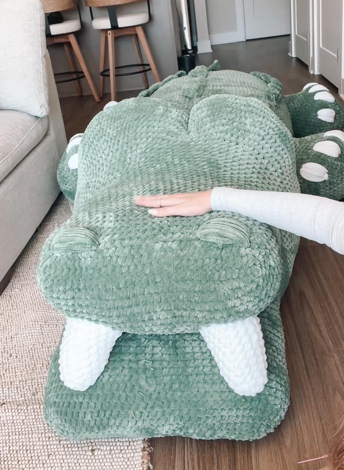 LOW SEW Massive Crocodile Crochet Pattern Alligator Amigurumi Pattern DIY Crochet Tutorial Croc Crochet Animal Patterns Amigurumi Pattern