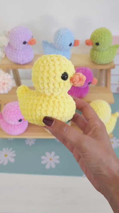 No Sew Rubber Duck Crochet Pattern, No Sew Amigurumi, Crochet Plushie Pattern - PDF PATTERN